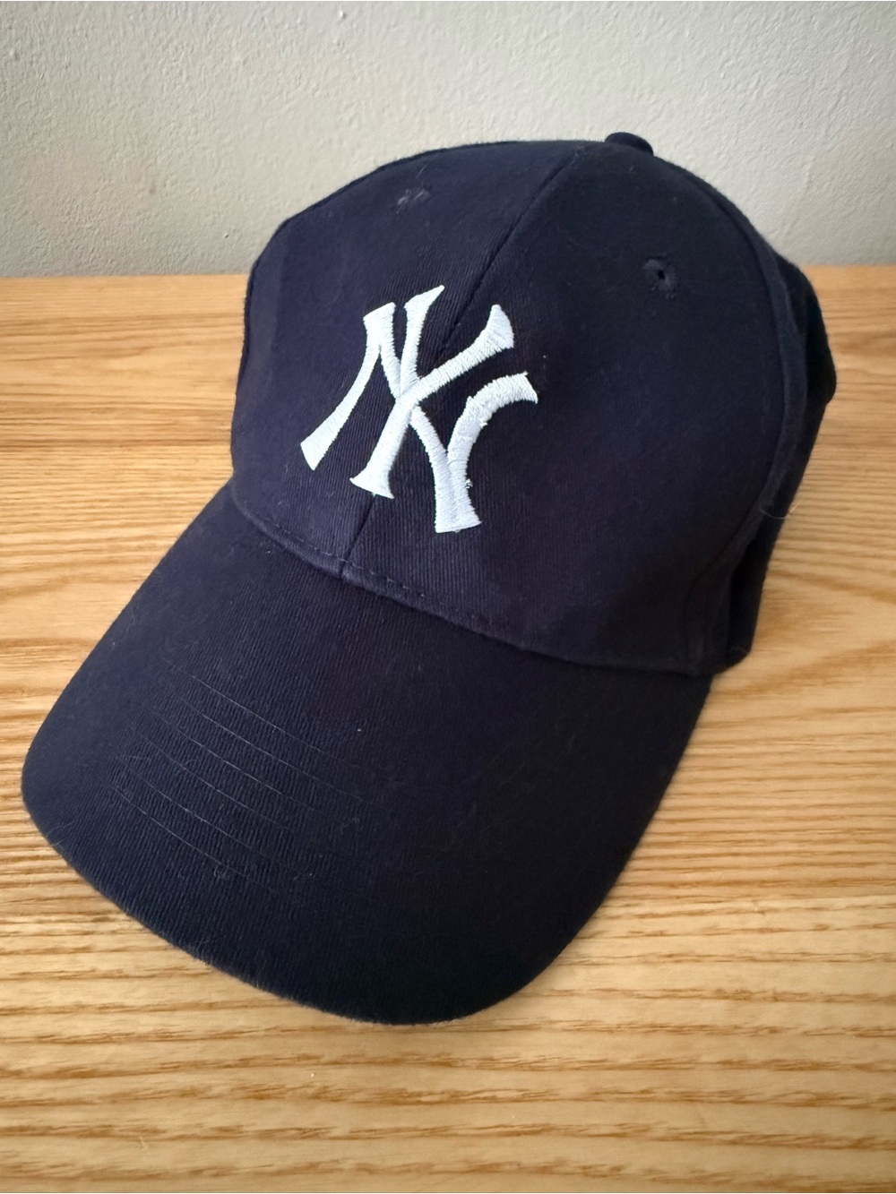 New York Baseball Cap - Navy with White Logo